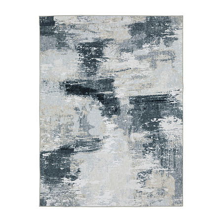 Covington Home Savannah Shadows Indoor Rectangular Accent Rug, One Size, White