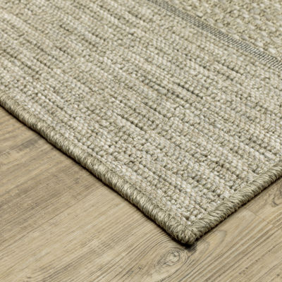 Covington Home Trinidad Stripe 36"X60" Indoor Outdoor Rectangular Accent Rug