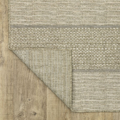 Covington Home Trinidad Stripe 36"X60" Indoor Outdoor Rectangular Accent Rug