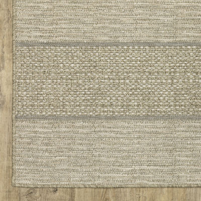 Covington Home Trinidad Stripe 36"X60" Indoor Outdoor Rectangular Accent Rug