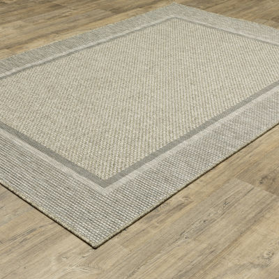 Covington Home Trinidad Casual Border 36"X60" Indoor Outdoor Rectangular Accent Rug