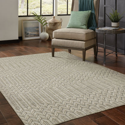 Covington Home Trinidad Woven Textures 36"X60" Indoor Outdoor Rectangular Accent Rug