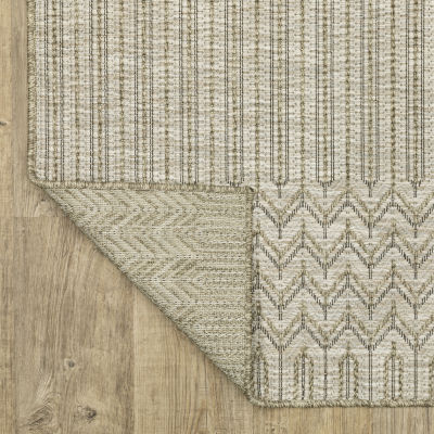 Covington Home Trinidad Woven Textures 36"X60" Indoor Outdoor Rectangular Accent Rug