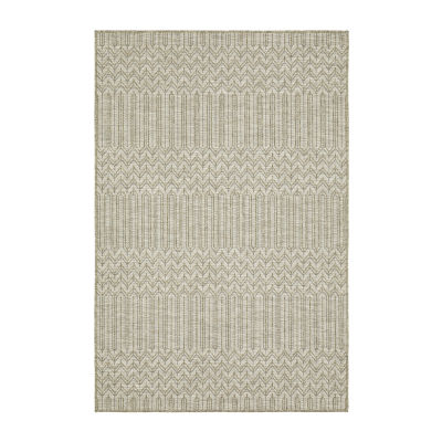 Covington Home Trinidad Woven Textures Indoor Outdoor Rectangular Area Rug