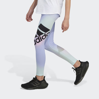 adidas Big Girls Mid Rise Full Length Leggings