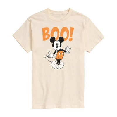 Mens Short Sleeve Mickey Mouse Halloween Graphic T-Shirt