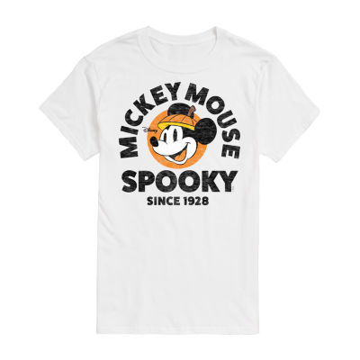 Mens Short Sleeve Mickey Mouse Halloween Graphic T-Shirt