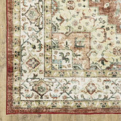 Covington Home Savannah Medallion Indoor Rectangular Accent Rug