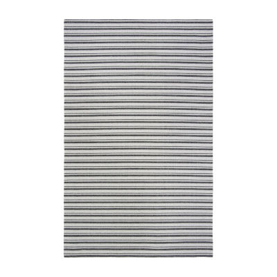 Martha Stewart Juno Stripe Water Resistant Washable Indoor Rectangular Area Rug