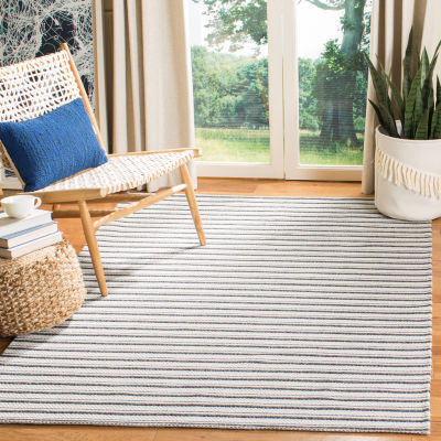 Martha Stewart Juno Stripe Water Resistant Washable Indoor Rectangular Area Rug