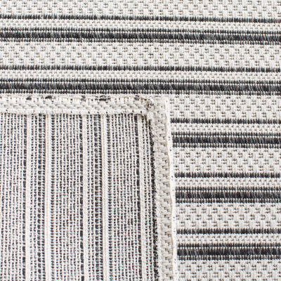 Martha Stewart Juno Stripe Water Resistant Washable Indoor Rectangular Area Rug