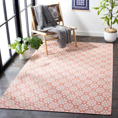 Martha Stewart Kalden Floral Water Resistant Indoor Rectangular Area Rug