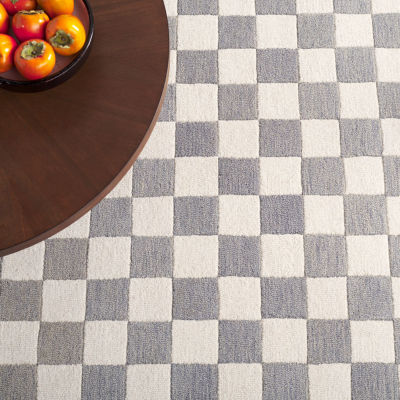 Martha Stewart Amrita Geometric Hand Tufted Indoor Rectangle Area Rug