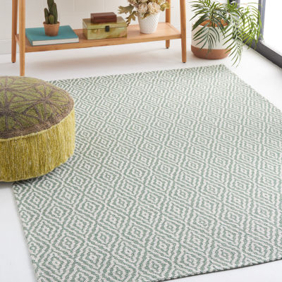 Martha Stewart Gemma Geometric Washable 5' X 7' Indoor Rectangle Area Rug