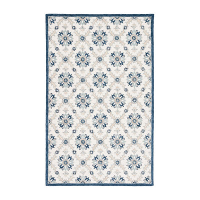 Martha Stewart Ivy Floral Hand Tufted Washable Indoor Rectangle Area Rug