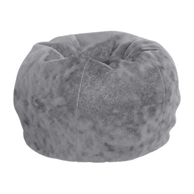 Dillion Bean Bag Furry Chair One Size Gray 239$