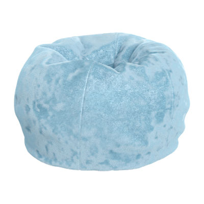 Dillion Bean Bag Furry Chair One Size Blue 239$