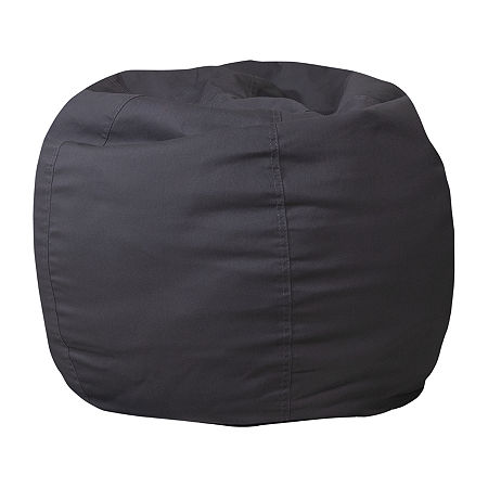 Dillion Small Bean Bag Chair, One Size, Gray