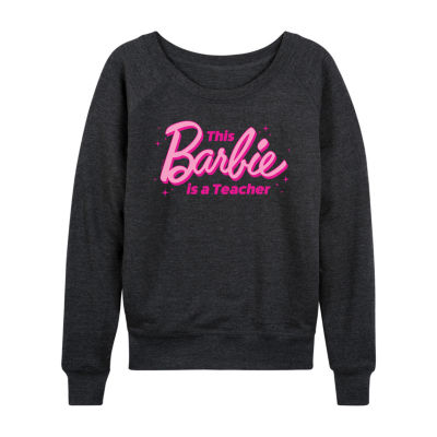 Teacher Womens Long Sleeve Barbie Graphic T-Shirt