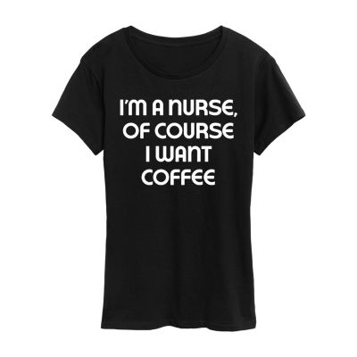 Nurse Womens Short Sleeve Graphic T-Shirt