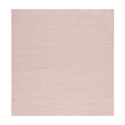 Martha Stewart Adira Geometric Water Resistant Washable 6'5"X6'5" Indoor Square Area Rug"