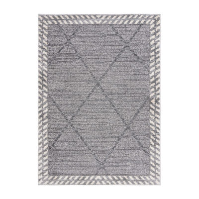 Martha Stewart Austin Stripe Washable Indoor Rectangular Area Rug