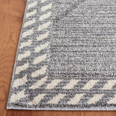 Martha Stewart Austin Stripe Washable Indoor Rectangular Area Rug