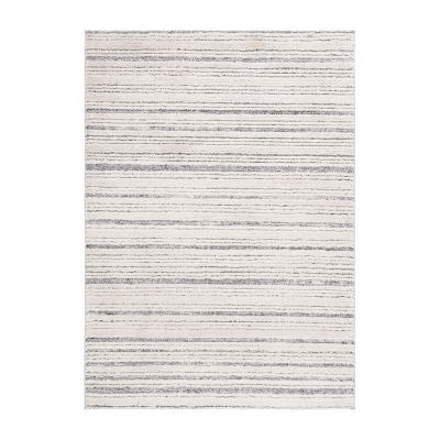 Martha Stewart Kelly Stripe Washable Indoor Rectangular Area Rug