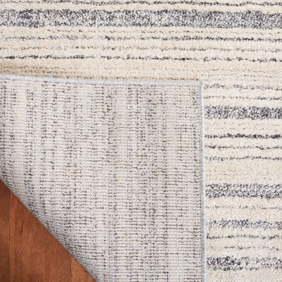 Martha Stewart Kelly Stripe Washable Indoor Rectangular Area Rug