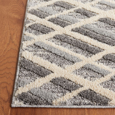 Martha Stewart Mara Geometric Washable Indoor Rectangular Area Rug