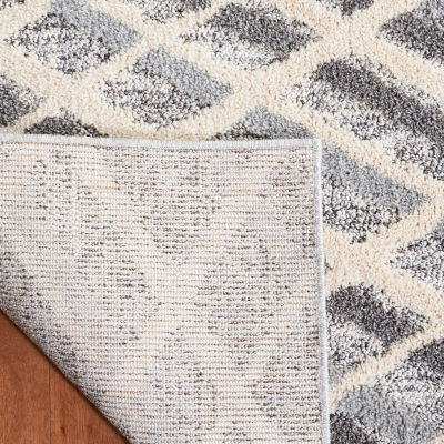 Martha Stewart Mara Geometric Washable Indoor Rectangular Area Rug