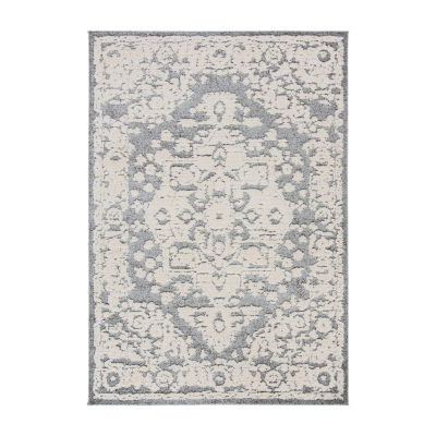 Martha Stewart Sheris Abstract Washable 4' X 6' Indoor Rectangular Area Rug