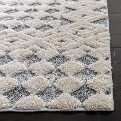 Martha Stewart Zavia Geometric Washable Indoor Rectangular Area Rug