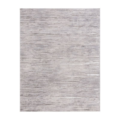 Martha Stewart Casimi Stripe Washable Indoor Rectangular Area Rug