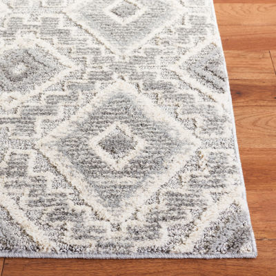 Martha Stewart Dana Geometric Washable 4' X 6' Indoor Rectangular Area Rug