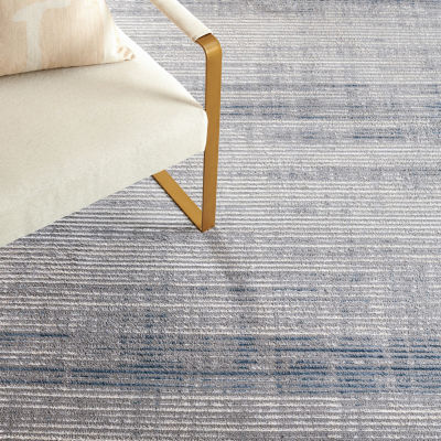 Martha Stewart Mila Stripe Washable Indoor Rectangular Area Rug