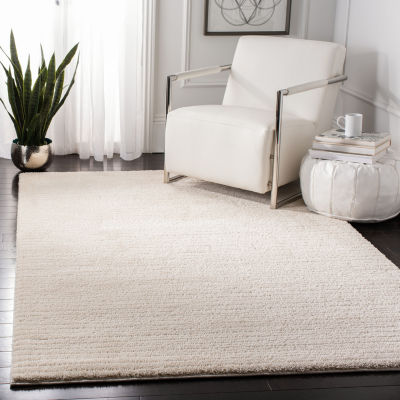 Martha Stewart Vaness Stripe Washable 4' X 6' Indoor Rectangular Area Rug