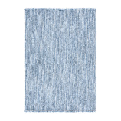 Martha Stewart Emmie Bordered Washable Indoor Rectangular Area Rug