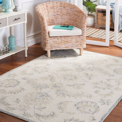 Martha Stewart Leia Floral Hand Tufted Washable 36" X 60" Indoor Rectangle Accent Rug