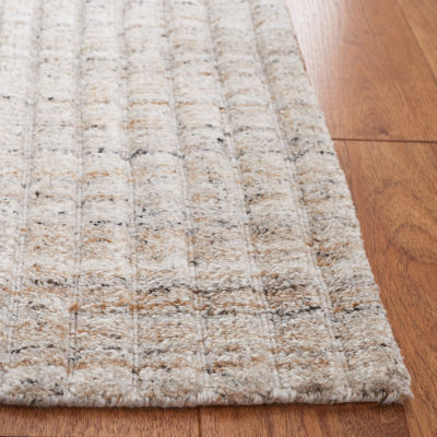 Martha Stewart Tanya Stripe Loomed Washable Indoor Rectangle Area Rug