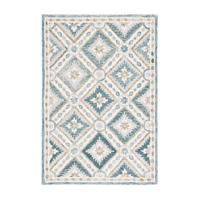 Martha Stewart Zuri Floral Hand Tufted Indoor Rectangle Area Rug