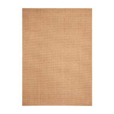 Martha Stewart Lucy Solid Washable Indoor Rectangular Area Rug