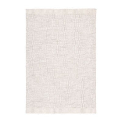 Martha Stewart Faye Stripe Loomed Indoor Rectangular Area Rug