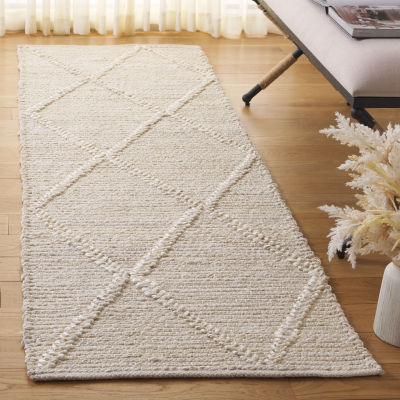 Martha Stewart Iona Solid Woven Washable 27" X 96" Indoor Rectangular Runner