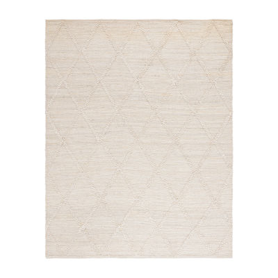 Martha Stewart Iona Solid Woven Washable Indoor Rectangular Area Rug