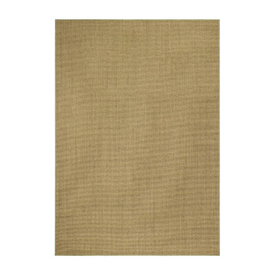 Martha Stewart Lilly Solid Woven Washable Indoor Rectangular Area Rug