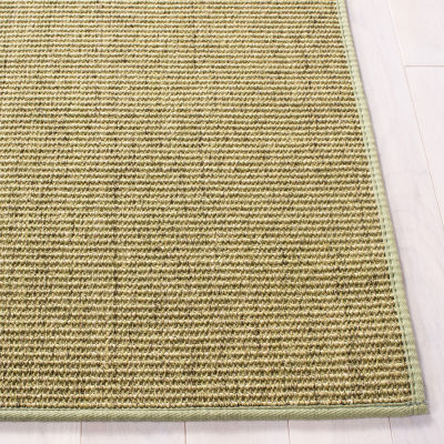 Martha Stewart Lilly Solid Woven Washable Indoor Rectangular Area Rug