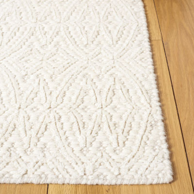 Martha Stewart Shia Floral Loomed Washable 9' X 12' Indoor Rectangular Area Rug