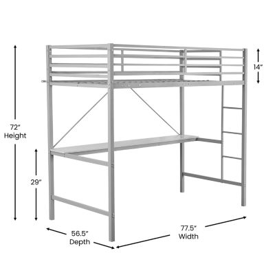 Jake Rectangular Bunk Bed