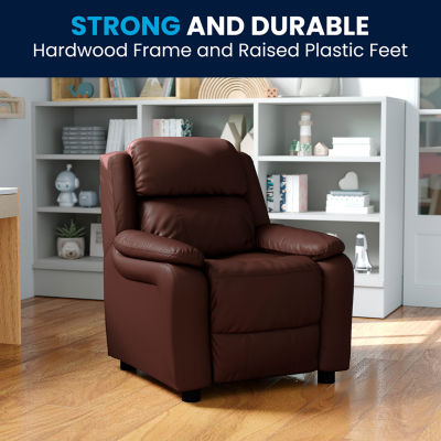 Charlie Padded Arm Recliner for Kids